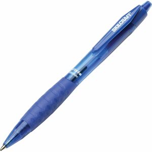 SKILCRAFT%C2%AE+Vista+Ballpoint+Pen+-+Medium+Pen+Point+-+Refillable+-+Retractable+-+Blue+Ink+-+Translucent+Blue+Barrel+-+1+Dozen