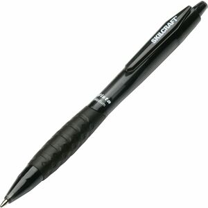 SKILCRAFT%C2%AE+Vista+Ballpoint+Pen+-+Medium+Pen+Point+-+Refillable+-+Retractable+-+Black+Ink+-+Translucent+Black+Barrel+-+1+Dozen