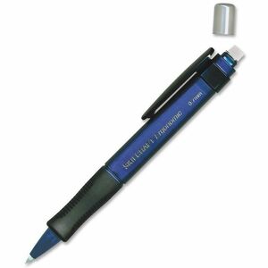 SKILCRAFT%C2%AE+Ergonomic+Mechanical+Pencil+-+0.7+mm+Lead+-+Refillable+-+Blue+Barrel+-+6+%2F+Pack