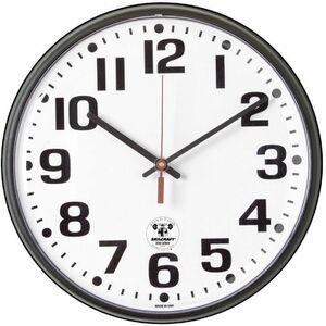 SKILCRAFT%C2%AE+Radio-controlled+Atomic+Wall+Clock+-+Quartz+-+White+Main+Dial+-+Black+Case+-+Plastic