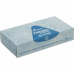SKILCRAFT%C2%AE+Facial+Tissue+-+2+Ply+-+Large+-+White+-+100%2FBox+-+12+%2F+Pack