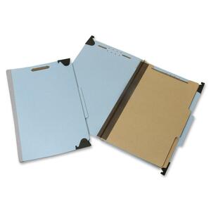 SKILCRAFT%C2%AE+2%2F5+Tab+Cut+Legal+Recycled+Hanging+Folder+-+1%26quot%3B+Folder+Capacity+-+8+1%2F2%26quot%3B+x+14%26quot%3B+-+2%26quot%3B+Expansion+-+Right+of+Center+Tab+Position+-+2+Divider+-+25+pt.+-+Light+Blue+-+Heavy+Duty%2C+Tyvek+Gusset+-+60%25+Recycled+-+15+%2F+Box