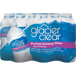 Glacier Clear Purified Drinking Water - 16.91 fl oz (500 mL) - 24 / Carton