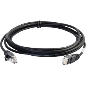C2G 1.5ft Cat6 Slim Snagless Unshielded (UTP) Ethernet Cable - Black - Category 6 Network Cable for Network Device - First End: 1 x RJ-45 Network - Male - Second End: 1 x RJ-45 Network - Male - Patch Cable - 28 AWG - Black