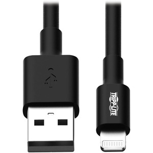 Tripp Lite by Eaton USB-A to Lightning Sync/Charge Cable MFi Certified Black M/M USB 2.0 6 ft. (1.83 m)