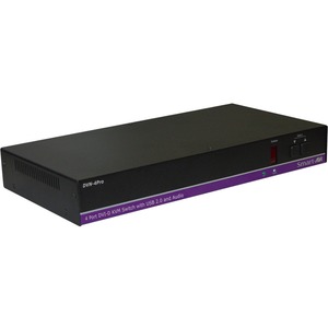 SmartAVI DVNET-4Pro, 4x1 DVI-D, USB 2.0, Audio Switch
