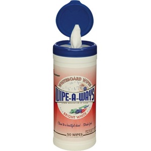 SKILCRAFT%C2%AE+Whiteboard+Wipes+-+6.10%26quot%3B+Width+x+6.25%26quot%3B+Length+-+Used+as+Residue+Remover%2C+Stain+Remover%2C+Mark+Remover%2C+Shadow+Remover%2C+Ghost+Remover+-+Absorbent%2C+Disposable+-+White+-+Cloth+-+50+Sheets%2FDispenser+-+12+%2F+Carton