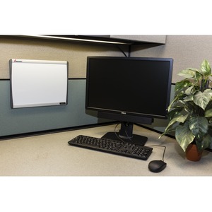 SKILCRAFT%C2%AE+Cubicle+Magnetic+Dry+Erase+Board+-+14%26quot%3B+%281.2+ft%29+Width+x+11%26quot%3B+%280.9+ft%29+Height+-+Steel+Surface+-+Aluminum+Frame+-+Rectangle+-+Magnetic+-+1+Each