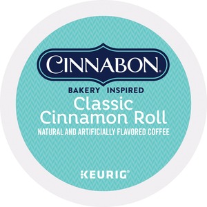 Cinnabon® K-Cup Classic Cinnamon Roll - Compatible with Keurig Brewer - Light - 24 / Box