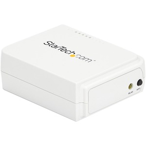 StarTech.com 1 Port USB Wireless N Network Print Server with 10/100 Mbps Ethernet Port - 802.11 b/g/n - Share a standard USB printer with multiple users simultaneously over a wireless network - 1 Port USB Wireless N Network Print Server with 10/100 Mbps Ethernet Port - 802.11 b/g/n - Wireless USB 2.0 Print Server - WiFi Network Print Server