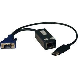 Tripp Lite KVM Switch Accessories - NetCommander USB Server Interface Unit (SIU) - 8-Pack - 1 Computer(s) - 100 ft (30480 mm) Range - 1 x Network (RJ-45) x USB x VGA - TAA Compliant