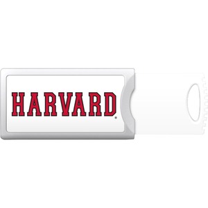 Centon 16GB Push USB 2.0 Harvard University - 16 GB - USB 2.0 - 5 Year Warranty