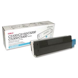 Cartouche toner D'origine LED - Cyan - 1 chaque Oki