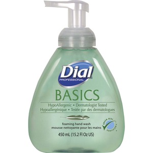 Dial+Basics+HypoAllergenic+Foam+Hand+Soap+-+Fresh+ScentFor+-+15.2+fl+oz+%28449.5+mL%29+-+Pump+Bottle+Dispenser+-+Hand+-+Green+-+4+%2F+Carton