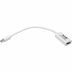 Tripp Lite by Eaton 6in Mini DisplayPort to HDMI Active Adapter Converter mDP to HDMI 4K x 2K @ 24/30Hz M/F 6"