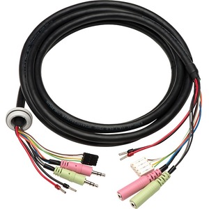 AXIS Multicable B I/O Audio Power-2.5 m - 8.20 ft Multipurpose Cable for Surveillance Came
