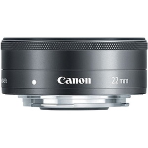 Canon - 22 mm - f/2 - Wide Angle Fixed Lens for Canon EF-M - 43 mm Attachment - STM - 2.4