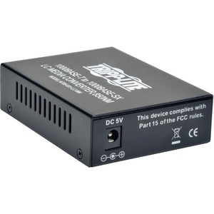 Tripp Lite by Eaton 10/100/1000 LC Multimode Fiber to Ethernet Media Converter 550M 850nm