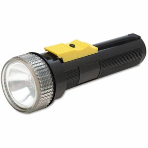 SKILCRAFT%C2%AE+Hanger+Ring+3-Way+Flashlight+-+2+x+D+-+Plastic+-+Black%2C+Yellow+-+1+Each