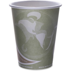 Eco-Products Recycled Hot Cups - 50 / Pack - 12 fl oz - 20 / Carton - Multi - Fiber - Hot Drink, Coffee - Recycled