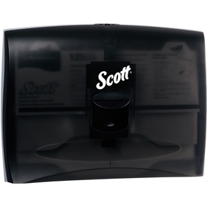 Scott+Personal+Seat+Cover+Dispenser+-+13.3%26quot%3B+Height+x+17.5%26quot%3B+Width+x+2.3%26quot%3B+Depth+-+Black+-+Key+Lock+-+1+Each