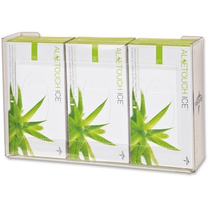 Medline+Plastic+Triple+Glove+Box+Holder+-+Horizontal%2C+Vertical+-+Plexiglass+-+Clear+-+1+Each