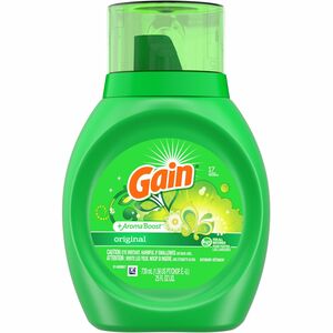 Gain+Liquid+Laundry+Detergent+-+For+Clothing%2C+Laundry+-+25+fl+oz+%280.8+quart%29+-+Original+Scent+-+Recommended+For%3A+Dirt+Remover+-+Green+-+6+%2F+Carton