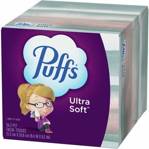 Puffs+Ultra+Facial+Tissue+-+White+-+56+%2F+Box+-+56+Box