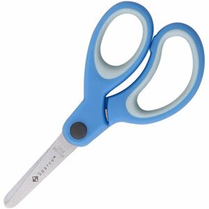 Sparco+5%26quot%3B+Kids+Blunt+End+Scissors+-+5%26quot%3B+Overall+Length+-+Blunted+Tip+-+Blue+-+1+Each