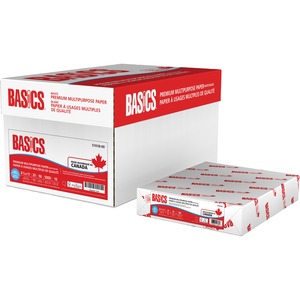 Basics® Premium Multipurpose Paper 96B 20lbs Letter 500 sheets per package 10 package/ctn