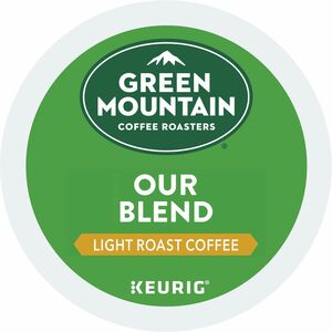 Green Mountain Coffee Roasters® K-Cup Our Blend Coffee - Compatible with Keurig Brewer - Light - 4 / Carton