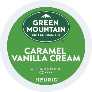Green+Mountain+Coffee+Roasters%C2%AE+K-Cup+Caramel+Vanilla+Cream+Coffee+-+Compatible+with+Keurig+Brewer+-+Light+-+4+%2F+Carton