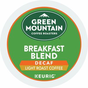 Green+Mountain+Coffee+Roasters%C2%AE+K-Cup+Breakfast+Blend+Decaf+Coffee+-+Compatible+with+Keurig+Brewer+-+Light+-+4+%2F+Carton