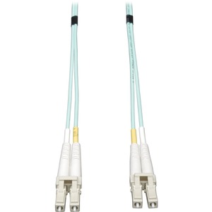Tripp Lite by Eaton 10Gb Duplex Multimode 50/125 OM3 LSZH Fiber Patch Cable (LC/LC) - Aqua 4M (13 ft.)