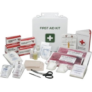 SKILCRAFT%C2%AE+Deluxe+Field+First+Aid+Kit+-+169+x+Piece%28s%29+For+10+x+Individual%28s%29+-+Metal+Case