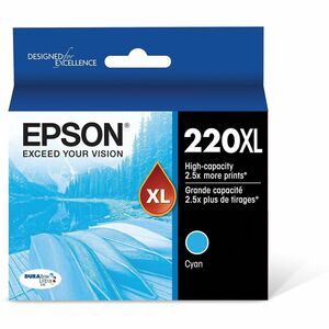 Epson+DURABrite+Ultra+220XL+Original+High+Yield+Inkjet+Ink+Cartridge+-+Cyan+-+1+Pack+-+450+Pages
