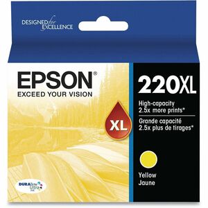 Epson+DURABrite+Ultra+220XL+Original+High+Yield+Inkjet+Ink+Cartridge+-+Yellow+-+1+Pack+-+450+Pages