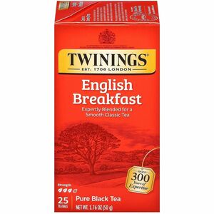 Twinings+of+London+English+Breakfast+Black+Tea+Bag+-+Black+Tea+-+25+Cup+-+25+%2F+Box