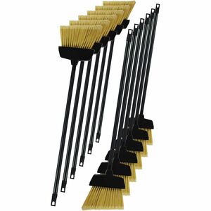 Genuine+Joe+32%26quot%3B+Plastic+Lobby+Broom+-+32%26quot%3B+Handle+Length+-+Plastic+Handle+-+12+%2F+Carton+-+Black