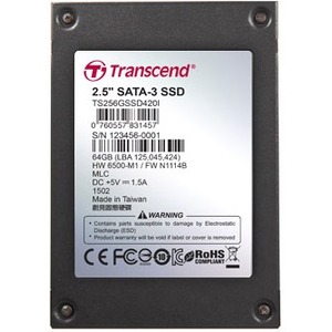 Transcend 64 GB Solid State Drive - 2.5inInternal - SATA (SATA/600) - 560 MB/s Maximum Re