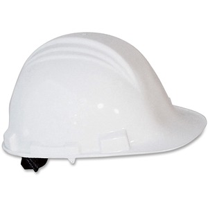 NORTH Peak A79 HDPE Shell Hard Hat - Adjustable Suspender, Comfortable, Lock Mechanism, Adjustable Height - Head, Chemical, Thread Abrasion, Impact, Welding Sparks Protection - Nylon, High-density Polyethylene (HDPE), Plastic Suspension - White - 1 Each