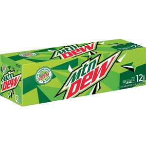 Mountain Dew Soft Drink - Ready-to-Drink - 12 fl oz (355 mL) - Can - 12 / Pack