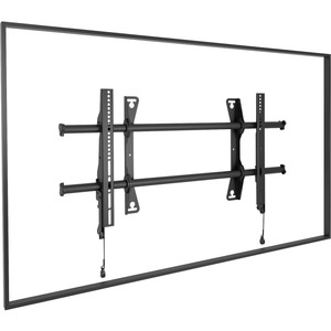 Chief Fusion Wall Fixed LSA1U Wall Mount for Flat Panel Display - Black - 1 Display(s) Supported - 42" to 86" Screen Support - 90.72 kg Load Capacity