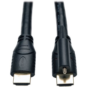 Tripp Lite by Eaton High Speed HDMI Cable with Ethernet and Locking Connector UHD 4K 24AWG (M/M) 6 ft. (1.83 m)