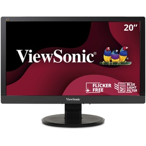 ViewSonic VA2055SA 20 Inch 1080p LED Monitor with VGA Input and Enhanced Viewing Comfort