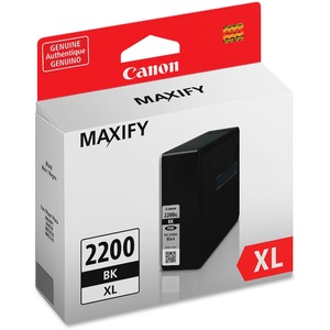 Canon+PGI-2200XL+Original+High+Yield+Inkjet+Ink+Cartridge+-+Black+-+1+Each+-+2500+Pages+%28Per+Cartridge%29