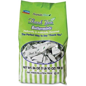 Hospitality+Mints+Thank+You+Buttermints+-+Individually+Wrapped+-+1+lb+-+1+%2F+Bag
