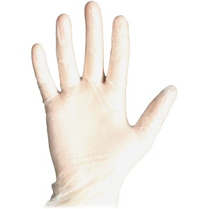 DiversaMed Disposable PF Medical Exam Gloves - Large Size - Unisex - Clear - Powder-free, Disposable, Ambidextrous, Beaded Cuff - For Medical, Dental, Laboratory Application - 100 / Box