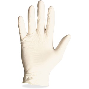 Protected Chef Latex General-Purpose Gloves - Small Size - Unisex - Natural - Ambidextrous, Disposable, Powder-free, Comfortable, Snug Fit - For Cleaning, Food Handling - 100 / Box - 3 mil Thickness
