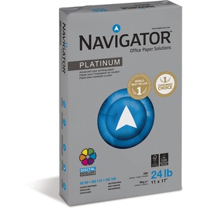 Navigator+Platinum+Superior+Productivity+Multipurpose+Paper+-+Silky+Touch+-+Bright+White+-+99+Brightness+-+96%25+Opacity+-+11%26quot%3B+x+17%26quot%3B+-+24+lb+Basis+Weight+-+Extra+Smooth+-+2500+%2F+Carton+-+Jam-free+-+Bright+White